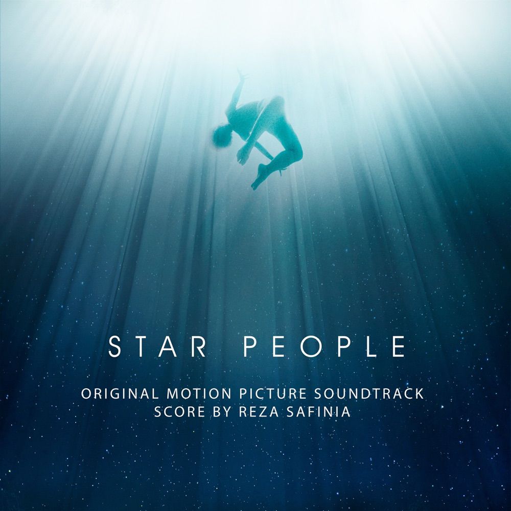 Star People soundtrack cover: a figure floating in blue light